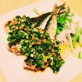 mocobaron's cooksnap of when they made イワシのソテー香味ソース.