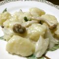 kokemomo60's cooksnap of when they made ポテトニョッキ～ホワイトソース～.