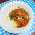 めみたん☆'s cooksnap of when they made 焼き豆腐のきのこみぞれあんかけ.