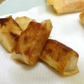 chou*'s cooksnap of when they made ワンタンの皮でハムチーズ大葉春巻き☆.