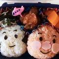 りゅうちゅんママ's cooksnap of when they made 簡単キャラ弁♡アンパンマンとこむすびまん.