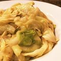 Lei14's cooksnap of when they made キャベツとアンチョビのパスタ.