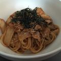 ヴィーナスけい's cooksnap of when they made まろやか〜豚キムクリームスパゲティ.