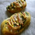 ゆきみるく☆'s cooksnap of when they made ベビーリーフで２種のオシャレ惣菜パン♪.