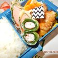 ゆけり３兄弟's cooksnap of when they made お弁当♪簡単くるくるカニかまきゅうり.