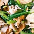 五目いなり's cooksnap of when they made 簡単！小松菜と絹厚揚げの和風炒め.