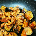 ひめmamamiii's cooksnap of when they made 簡単計量！！韓国風☆豚とナスの炒め物.