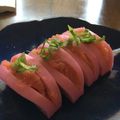 まつとち's cooksnap of when they made かまぼこの明太子詰め.
