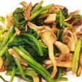 まぁのばんごはん's cooksnap of when they made 舞茸とほうれん草炒めもの☆.