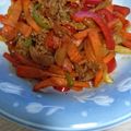 ♪ふじか♪'s cooksnap of when they made お弁当に◎牛小間コチュジャン炒め.