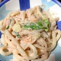 まゆみ8N73QC☆'s cooksnap of when they made 濃厚たらこクリームうどん.