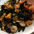Yokorin☆'s cooksnap of when they made エビとキクラゲのニラ玉炒め.