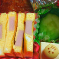 ponyo235's cooksnap of when they made 簡単朝ご飯☆たまごと魚肉ソーセージ焼き.