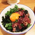 けーーぽん's cooksnap of when they made 我が家の万能タレでマグロのユッケ.