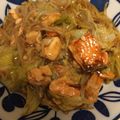 クックET15YS☆'s cooksnap of when they made 鮭とキャベツの炒め物.