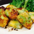 クックMVKC6M☆'s cooksnap of when they made ほっくほく！空豆とチーズの生春巻き揚げ.