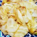 meronaisu's cooksnap of when they made 手がとまらない♡キャベツの塩バター蒸し.