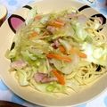 なぴてゃ's cooksnap of when they made 春キャベツとベーコンの塩レモンパスタ.