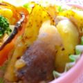 にゃぁくん's cooksnap of when they made ジャガイモと豚肉の梅しそ炒め.