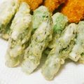 max4995's cooksnap of when they made アスパラの天ぷら.