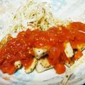 パペパピ's cooksnap of when they made ヒラメのポワレ・トマトバターソース☆.