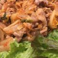 yurietti's cooksnap of when they made プルコギ風豚キムチ☆.