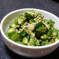 お楽しみのさなぎ's cooksnap of when they made きゅうりとオクラのからし和え♡.