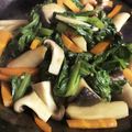 まなこりあんぬ's cooksnap of when they made サラダ菜としめじのスタミナ炒め♡.