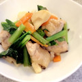 ☆pinon☆'s cooksnap of when they made 筍と小松菜と鶏肉のオイスターソース炒め.