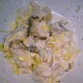 hd104's cooksnap of when they made 煮魚リメイク★キャベツと煮魚のマヨ和え.
