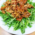 ◎とみー◎'s cooksnap of when they made ぴりっ。やみつきおーいﾏﾖ豚。丼にも。.