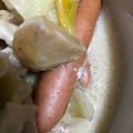 ココキキララ's cooksnap of when they made キャベツとウインナーの豆乳スープ.