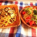 komugiko4's cooksnap of when they made オクラとトマト、えのきの冷製パスタ.