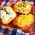 komugiko4's cooksnap of when they made おやつトースト☆抹茶ラテ＋マシュマロ.