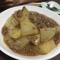 ☆のむヨ～グルト☆'s cooksnap of when they made 大根の豚そぼろあんかけ.