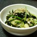お楽しみのさなぎ's cooksnap of when they made ✿きゅうりとミョウガと若布のナムル✿.
