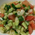 tabledake's cooksnap of when they made 冷製トマトときゅうりのロミロミサラダ.