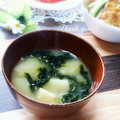 ジュリネ☆'s cooksnap of when they made じゃがいもとあおさの味噌汁♪.