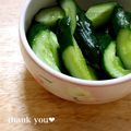 yoco152's cooksnap of when they made 勝手にきゅうりの味噌漬け.