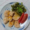 イチゴ、イチゴ。's cooksnap of when they made 鶏肉の味噌マーマレード焼き.