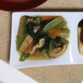 ｍａｋｏｓ's cooksnap of when they made 茅乃舎だしで！小松菜と油揚げの煮浸し♪.