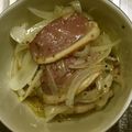 らんち☆'s cooksnap of when they made 新玉ねぎと鴨スモークのマリネ.