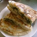 Hiro312's cooksnap of when they made 巨大おやき？葱だけで簡単おうす（薄焼き）.