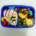 クック89PY5A☆'s cooksnap of when they made 仮面ライダー エグゼイド L2 キャラ弁.