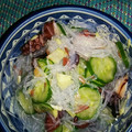 ももちゃんのれしぴ's cooksnap of when they made タコと胡瓜と春雨の酢の物.