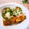 runa10's cooksnap of when they made 厚揚げでピザ風.