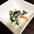 ひとにゃん's cooksnap of when they made ほうれん草の彩り白和え.