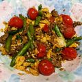 ☆なみりん☆'s cooksnap of when they made 牛肉・アスパラ・卵のオイスターソース炒め.