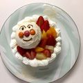 ＊pumi＊'s cooksnap of when they made ♡アンパンマンケーキ♡.