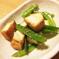 さくらこだよ。's cooksnap of when they made さやえんどうと厚揚げのバター醤油焼き.